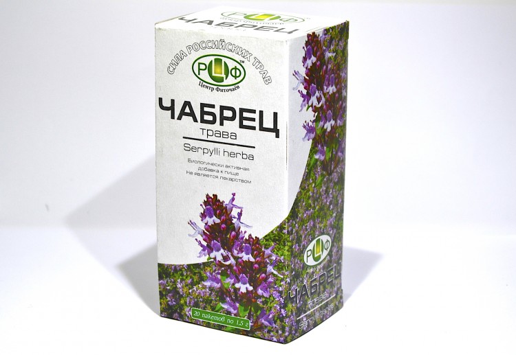 Thyme herb Perennial, creeping shrub, up to 10-15 cm. It is widespread in Siberia, the Far East and Central Asia. Is used as a disinfectant, expectorant, diuretic, anti-spasmodic and sedative.